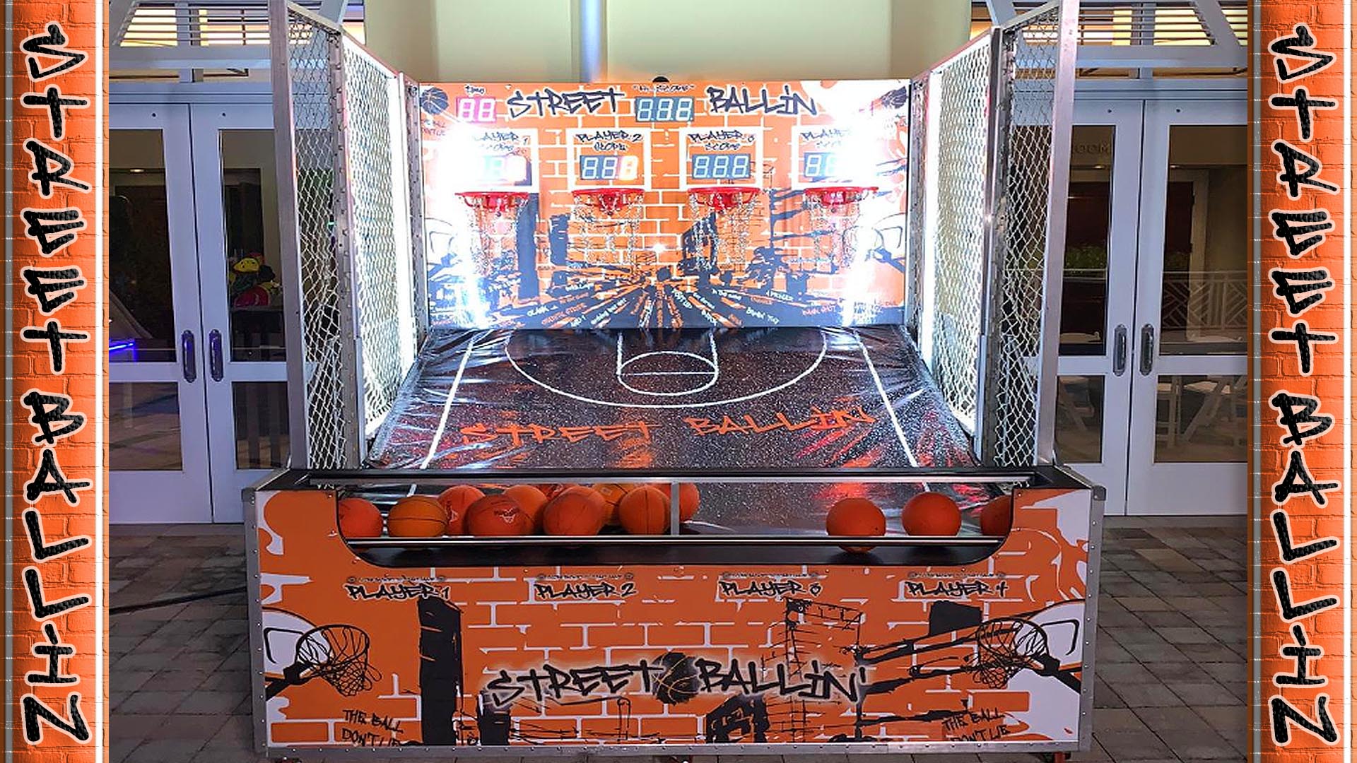 arcade basketball game rental orlando